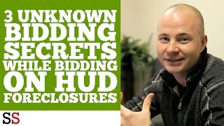 3 Unknown Bidding Secrets While Bidding On HUD Foreclosures [upl. by Orual]