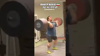 Bahador Moulaei 🇮🇷 260 kg halterofilia weightlifting motivation olympiclifts [upl. by Samala]