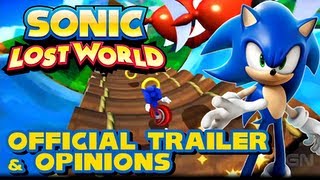 Sonic Lost World Wii U  Official Gameplay Trailer Opinions amp Speculation [upl. by Llennahs]