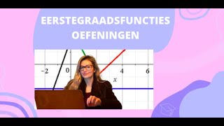 Eerstegraadsfuncties oefening deel 1 [upl. by Ridglee123]