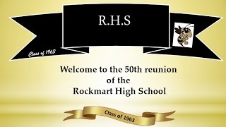 Rockmart High School  Class of 1963 50th Reunion [upl. by Raf278]