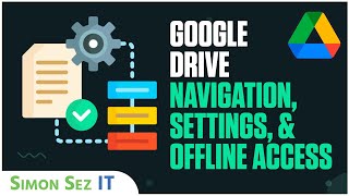 How to Use Google Drive Menu Settings and Offline Access [upl. by Nic]