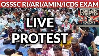 OSSSC RIARIAMINICDS EXAMINATION LIVE PROTEST LOWER PMG ରୁ [upl. by Stillas]