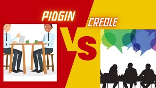 Pidgin VS Creole  Pidginization  Creolization [upl. by Nyleahcim217]