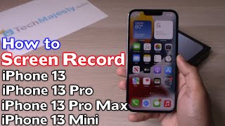 How to Screen Record on iPhone 13  iPhone 13 Pro  iPhone 13 Pro Max  iPhone 13 Mini Recording [upl. by Tertias]