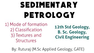 Sedimentary Petrology All basic [upl. by Melia472]