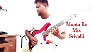 Monta Ree Mix Srivalli  Bollywood Love Song Lead Guitar Cover  Electric Guitar Cover  The Abir [upl. by Odracer823]