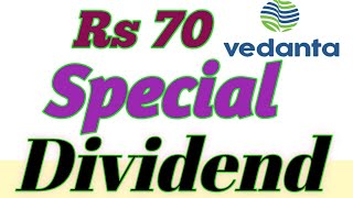 Vedanta Special Dividend 70 Dividend Stock Split 🪓 [upl. by Ekard276]