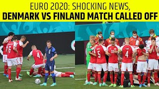 Euro 2020 Denmark vs Finland match suspended Christian Eriksen collapses on the pitch [upl. by Okir237]