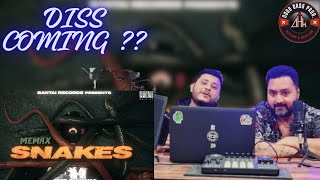 MEMAX  SNAKES  BANTAI RECORDS  REACTION  REVIEW  NOOB BROS PROD [upl. by Ralat]