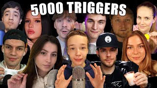 ASMR 5000 TRIGGERS WITH FRIENDS  Epic 500k Special Collab [upl. by Nicki]