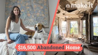 I Bought An Abandoned House For 16500 — And Completely Transformed It  Unlocked [upl. by Ylen]