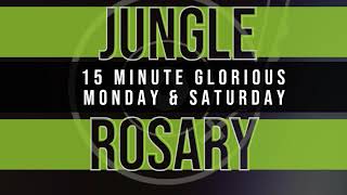 15 Minute Rosary  3  Glorious  Wednesday amp Sunday  JUNGLE [upl. by Ynatil]