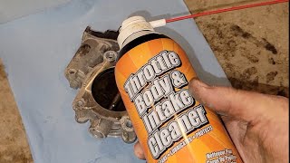 DIY Throttle Body Cleaning Chevy Equinox  Traverse for Smoother Running Engine [upl. by Paulie575]