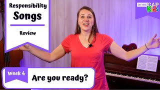 Responsibility Song Review  Sunday School Songs for Kids  Responsibility for Kids Week 4 [upl. by Elletnahc]