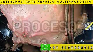 limpiador desincrustante ferrico multipropósito para uso vehicular WhatsApp 57 316 766 69 16 [upl. by Monica204]