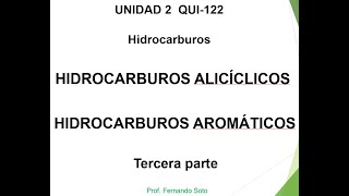 Cátedra sobre Compuestos Cíclicos y Aromáticos [upl. by Castara]