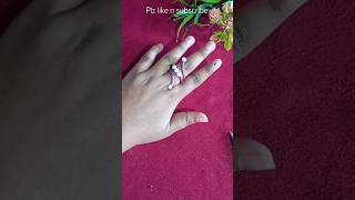 DIY handmade rings shots viralshorts trending DIYringsshortsfeed seebacraft [upl. by Ebag]