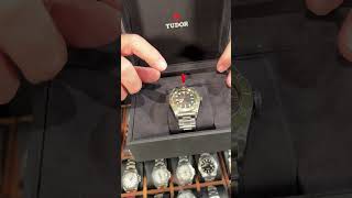 Tudor Heritage Black Bay Harrods Special Edition Steel Mens Watch 79230 Review  SwissWatchExpo [upl. by Grosmark]