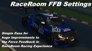 How to Improve FFB in RaceRoom Racing Experience [upl. by Anemolihp]