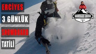 Kayseri Erciyes  3 Günlük Snowboard Tatili 31Ocak  2 Şubat 2018 [upl. by Anastasio]