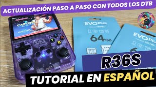 R36S Instalación del Sistema desde 0  TUTORIAL FÁCIL para Novatos en ESPAÑOL [upl. by Asihtal]