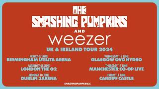 Smashing Pumpkins amp Weezer 2024 UK Tour [upl. by Wolff]