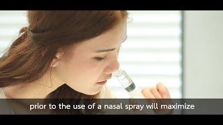 A nasal irrigation technique using a medical syringe ENG SUB [upl. by Adnahc]