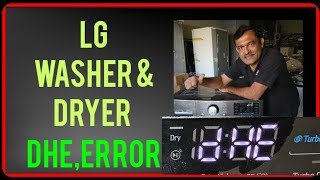 Troubleshooting LG Washer amp Dryer dHE Error Quick Fix [upl. by Imray]