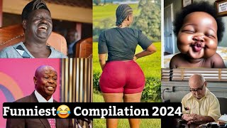 Most😂 Funniest😂Meme Compilation 2024😂 Ruto  Raila  Uhuru  Atwoli  Ngangabhingifunny [upl. by Norrag]