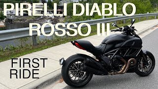 Pirelli Diablo Rosso 3 first ride [upl. by Luiza]