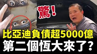 第二個恆大？比亞迪負債5300億 每輛車只賺300元 [upl. by Lapotin]