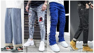 Stylish Jeans for mens and boys  Latest designer jeans  Brended and top style jeans [upl. by Darbie]