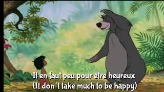 Look For the Bare Necessities • French EU wSubsampTrans [upl. by Gnim]