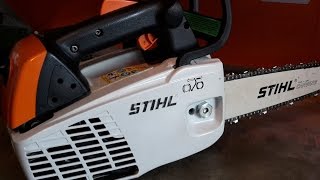 Stihl 192 T 193 T Kettenrad Tauschen [upl. by Sidonius665]