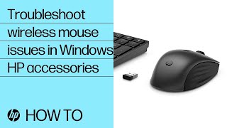 How to troubleshoot wireless mouse issues in Windows  HP Accessories  HP Support [upl. by Hasty]