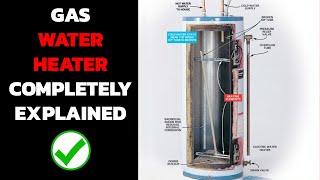 How a Gas Water Heater Works ✔ [upl. by Eelyam]