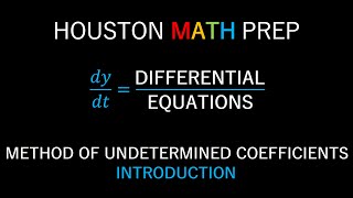 Method of Undetermined Coefficients Second Order NonHomogeneous Equations [upl. by Ummersen]