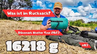 03  Was ist in meinem Rucksack – Shelter Tour 2023 [upl. by Eelyme]