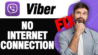 How To Fix Viber App No Internet Connection  Easy Quick Solution [upl. by Aihk]