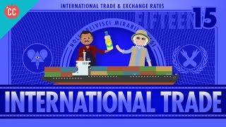 Imports Exports and Exchange Rates Crash Course Economics 15 [upl. by Osanna]