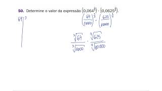 C01 POTÊNCIAS E RAÍZES 50 [upl. by Eudoca]