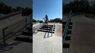 Jumping over my dad shorts youtubeshorts bmx shortvideo [upl. by Eigna]