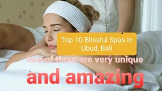 Top 10 Blissful Spas in Ubud Bali spainubud [upl. by Kaden]