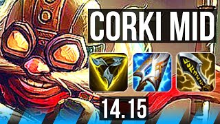 CORKI vs LUCIAN MID  Rank 5 Corki 46k DMG  BR Challenger  1415 [upl. by Hake]