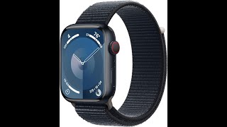 Apple Watch Series 9 Smartwatch with Midnight Aluminum Case with Midnight Sport Loop [upl. by Coussoule]