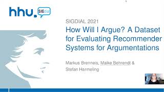 HOW WILL I ARGUE A DATASET FOR EVALUATING RECOMMENDER SYSTEMS FOR ARGUMENTATIONS [upl. by Irma]