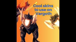 5 Cool skins to use on Vargoth  Roblox Kaiju universe [upl. by Hseyaj]