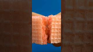 Breaking wafers and biscuits closeup shorts asmr satisfying experiment macro closeup [upl. by Brozak783]