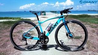 2018 Giant FastRoad SLR2 Fitness bike review  XS [upl. by Enylhsa840]